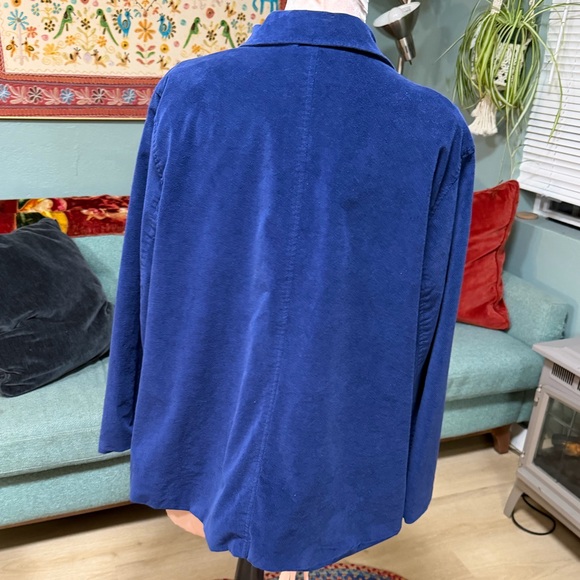 Denim & Company Blue Button-Up Jacket 3X - Picture 3 of 12